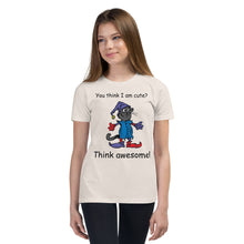 Load image into Gallery viewer, Cute to be Awesome (Youth T-Shirt)
